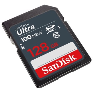 Thẻ nhớ Máy Ảnh SDXC SanDisk Ultra 128GB U1 100MB/s (Xanh)