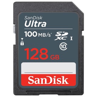 Thẻ nhớ Máy Ảnh SDXC SanDisk Ultra 128GB U1 100MB/s (Xanh)
