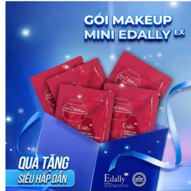 Quà tặng - 5 gói Kem trang điểm dưỡng trắng da Edally EX Hàn Quốc – Make Up And Whitenning Day Cream