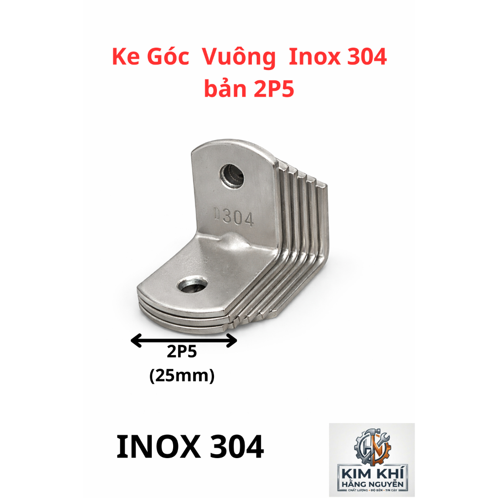 Ke góc bản 2P5 INOX 304 size dài từ 2P đến 1T | Shopee Việt Nam