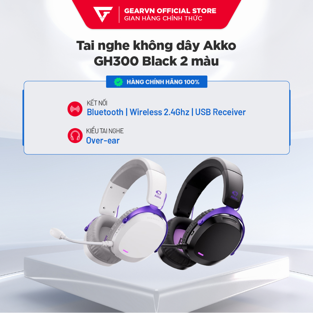 Tai nghe gaming AKKO GH300 Black