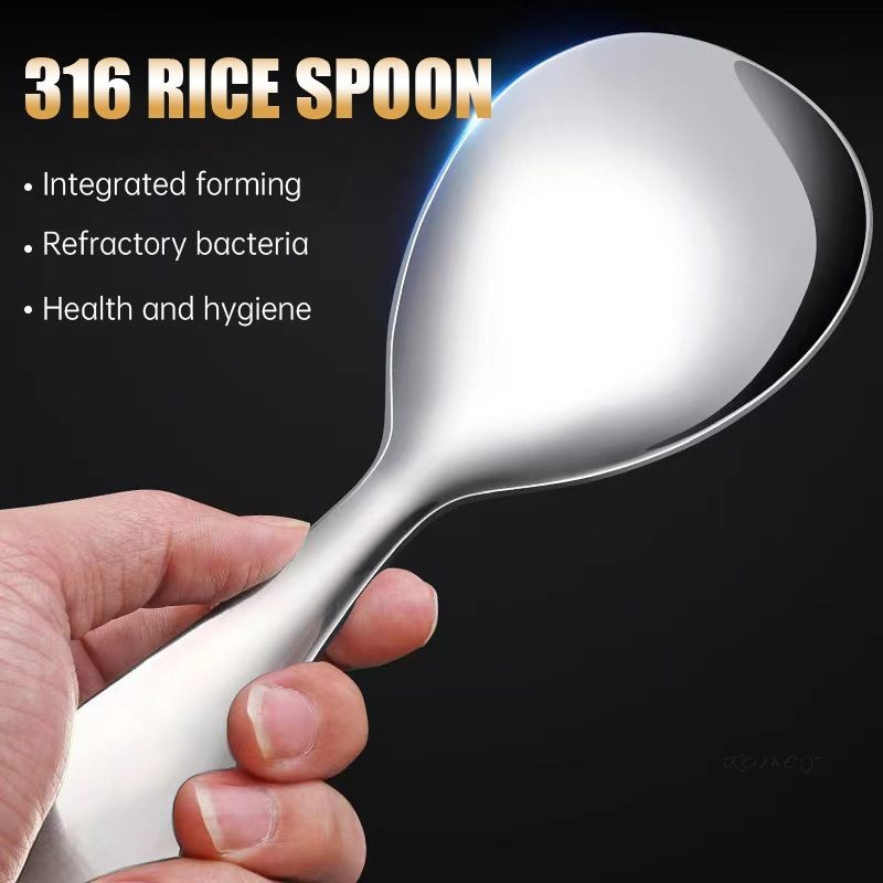🌤️COD🌤️Thìa Đơm Cơm - Vá Xới Cơm Chất Liệu INOX 304 - Chất Lượng Hoàn Hảo- Cần Thiết Cho Mọi Nhà