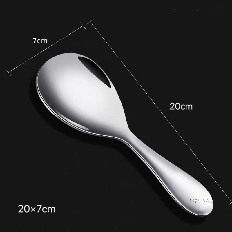 🌤️COD🌤️Thìa Đơm Cơm - Vá Xới Cơm Chất Liệu INOX 304 - Chất Lượng Hoàn Hảo- Cần Thiết Cho Mọi Nhà
