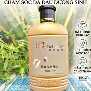 Gel Massage Da Đầu DeLuoLiSi 350ml - Liệu Pháp Dưỡng Sinh Đả Thông Kinh Lạc, Giảm Stress & Kích Thíc