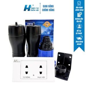 Ổ Cắm Bơm Nước An Toàn 12V, Rơ le Phao Điện Chống Giật An Toàn Công Suất 1500W,Bảo Hành 18 Tháng