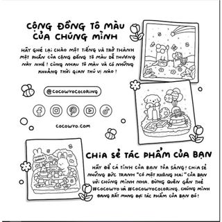 Sách Tô màu Coco Wyo - Những niềm vui nhỏ bé
