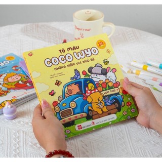 Sách Tô màu Coco Wyo - Những niềm vui nhỏ bé
