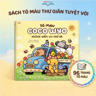 Sách Tô màu Coco Wyo - Những niềm vui nhỏ bé