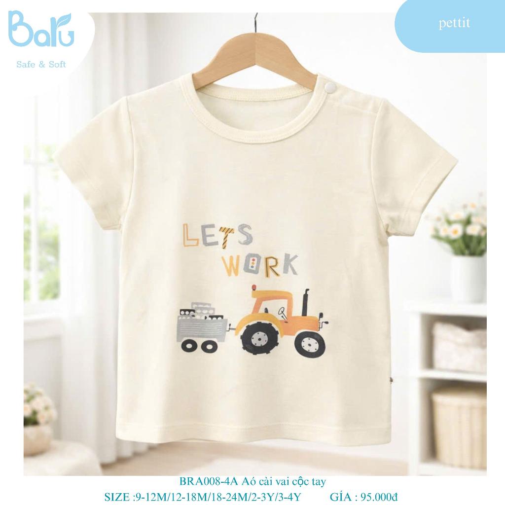 Áo cài vai cộc tay BRA008-4A