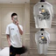 Áo Phông Nam Họa Tiết Thêu Ngôi Chùa Siêu Nét - Áo Thun Nam Nữ Chất Cotton Cao Cấp