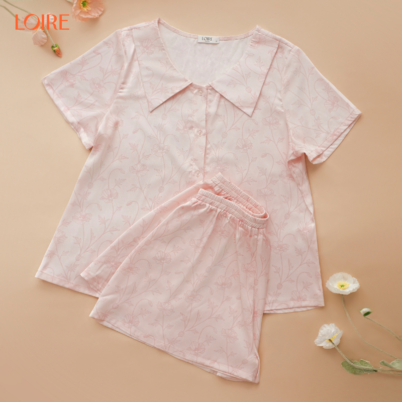 [Made to Ease]Bộ Mặc Nhà Loire FDMN260370 Chất Lụa Pháp Mềm Mại