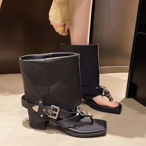 Dép Sandal La Mã Khóa Thắt Lưng Thời Trang 2026 Có Size Lớn