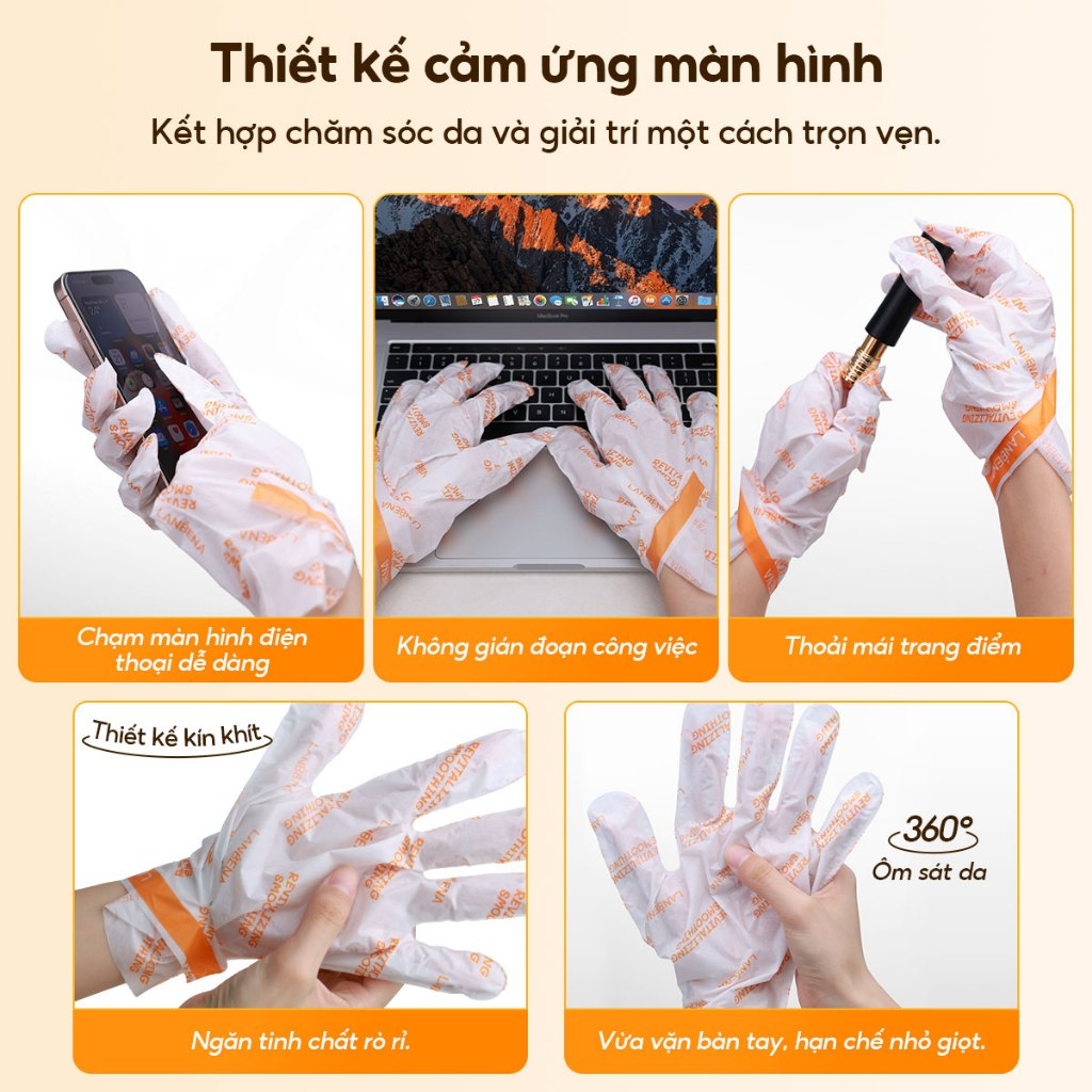 Mặt Nạ Da Tay Lanbena Revitalizing Smoothing 30g 2 miếng