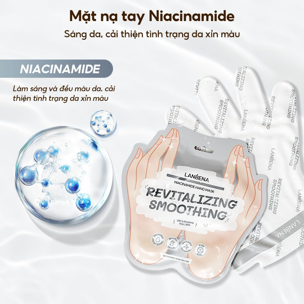 Mặt Nạ Da Tay Lanbena Revitalizing Smoothing 30g 2 miếng