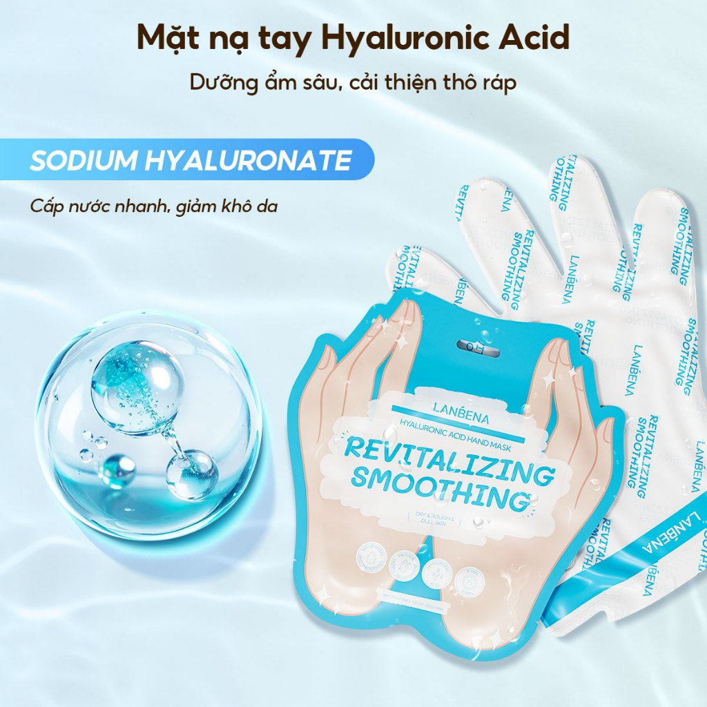 Mặt Nạ Da Tay Lanbena Revitalizing Smoothing 30g 2 miếng