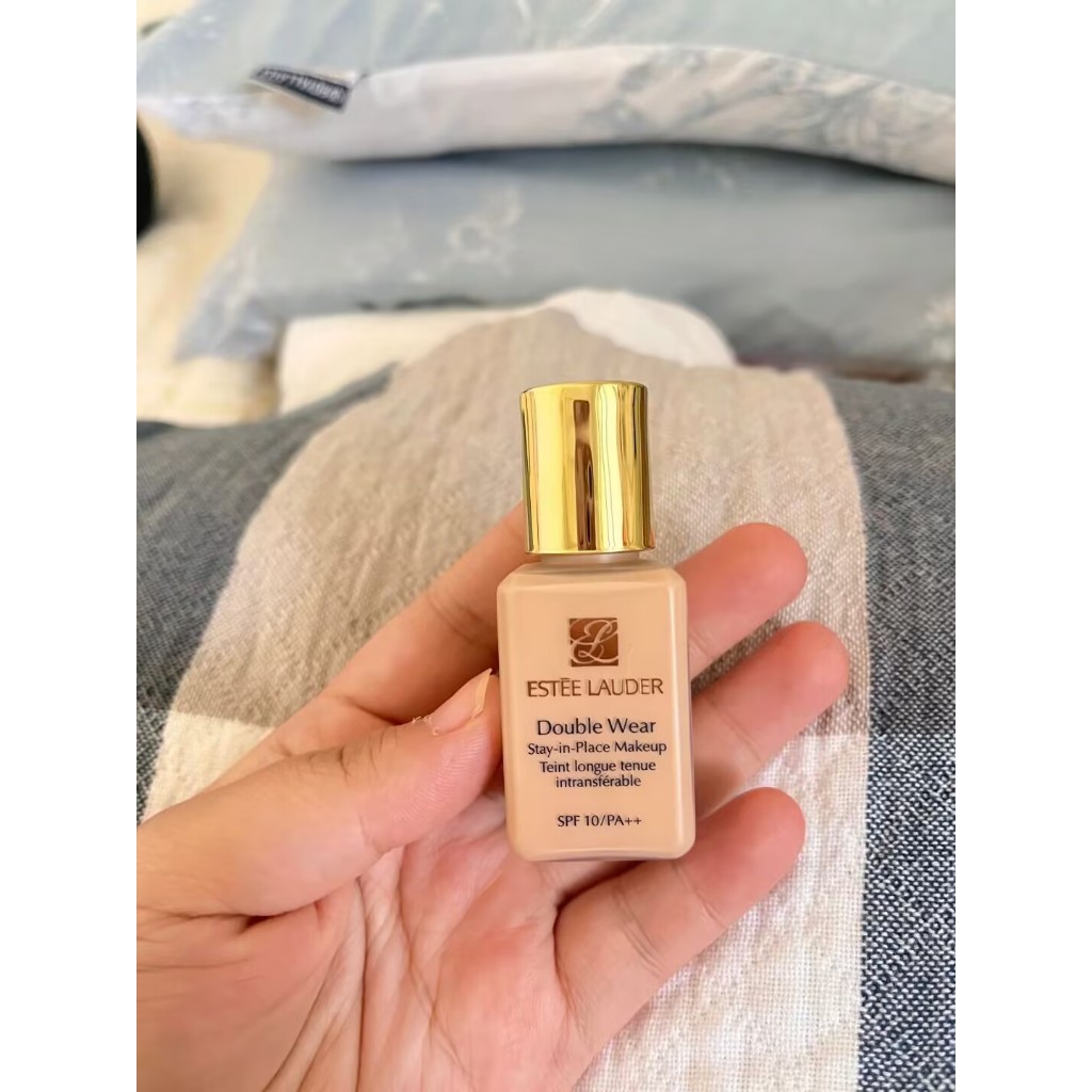 Kem Nền Estee Lauder Double Wear 15ml - Lâu Trôi 24H, Kiểm Soát Dầu, Che Khuyết Điểm Hoàn Hảo, Phù Hợp Da Dầu Hỗn  Hợp
