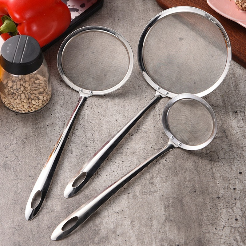 🌤️COD🌤️Dụng cụ hớt bọt, vớt cặn, lọc dầu lược dừa, rây bột bằng inox không gỉ lọc cà phê bằng vải, đa dạng đủ kích thước