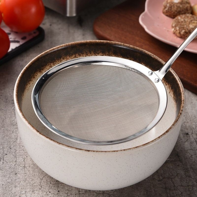 🌤️COD🌤️Dụng cụ hớt bọt, vớt cặn, lọc dầu lược dừa, rây bột bằng inox không gỉ lọc cà phê bằng vải, đa dạng đủ kích thước