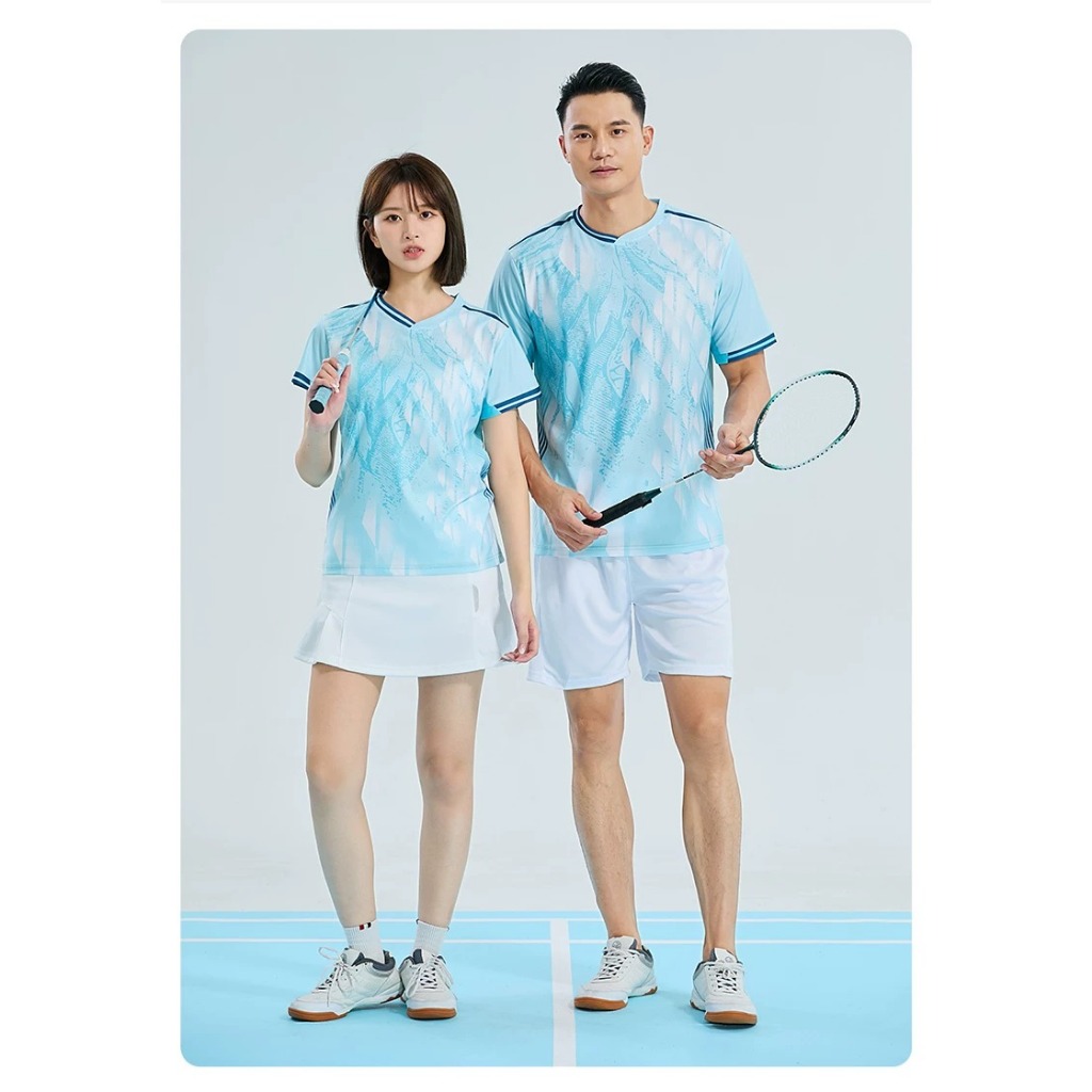Áo Cầu Lông Nam Nữ Thoáng Mát Chuyên Nghiệp Co Giãn Form Chuẩn Thể Thao Thấm Hút Mô Hôi DNIX SPORT A112