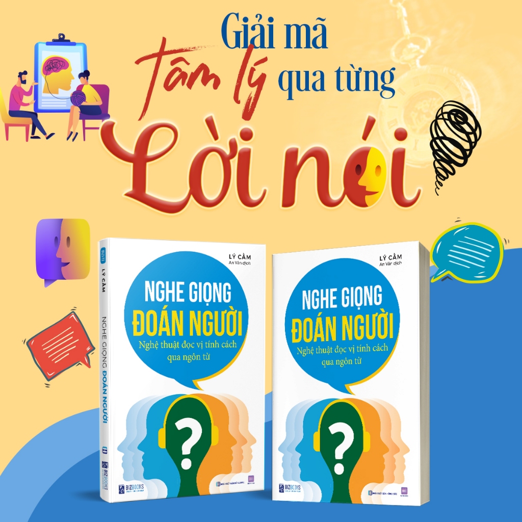 Sách Nghe Giọng Đoán Người - Nghệ Thuật Đọc Vị Tính Cách Qua Ngôn Từ - Bizbooks