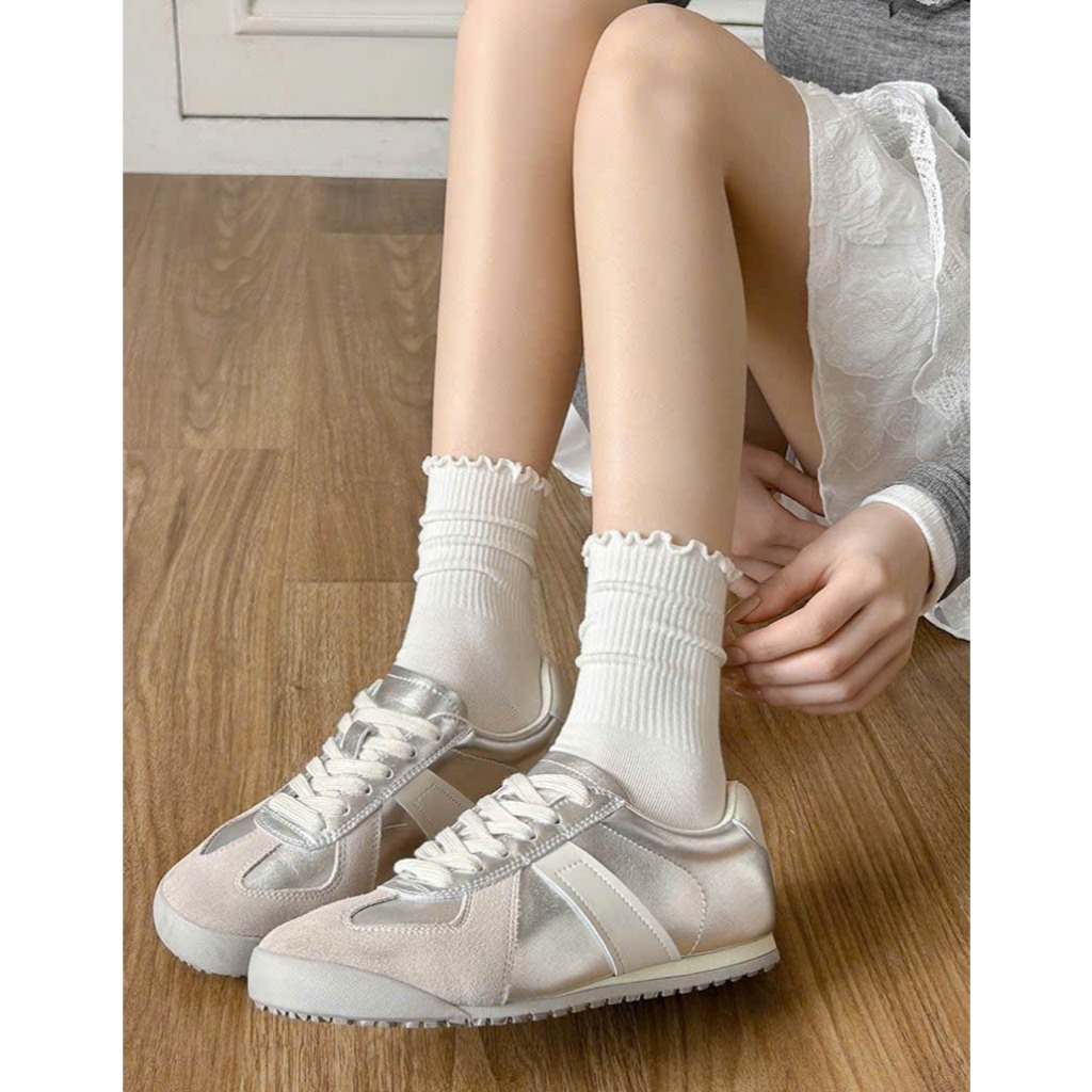Tất vớ nữ cổ cao set 5 đôi style tiểu thư, chất liệu mềm mại thoáng khí - Ekiu Perseper