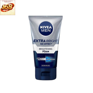 Sữa Rửa Mặt NIVEA MEN Extra Bright Brightening Foam (Bọt Mịn Sáng Da) trọng lượng 100g_88836