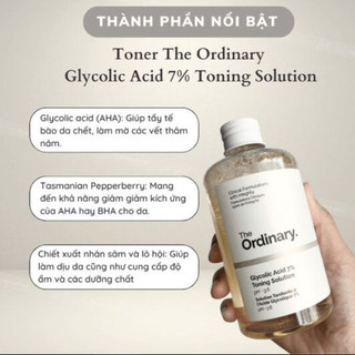 NƯỚC HOA HỒNG THE ORDINARY GLYCOLIC ACID 7%  240ML