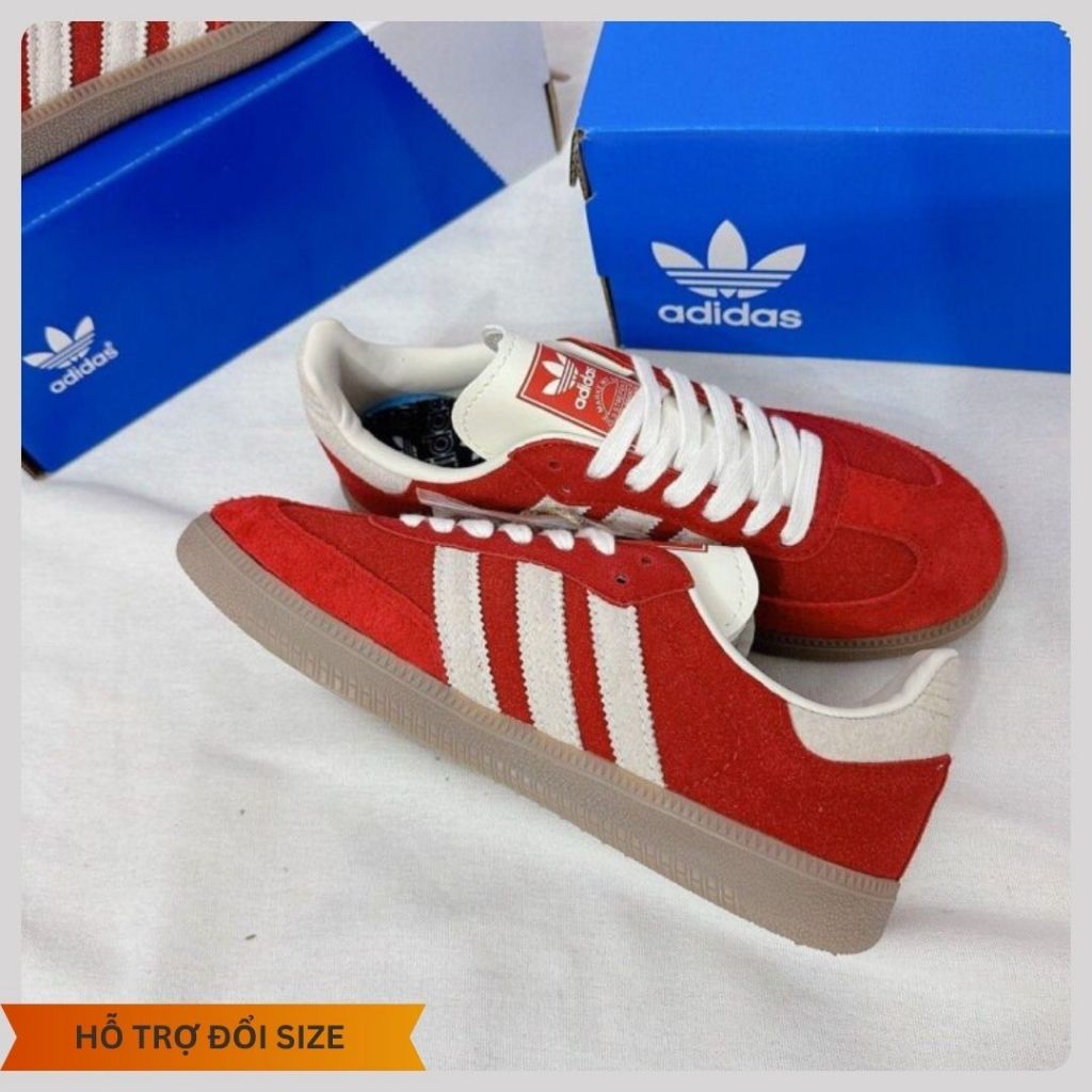 Giày Thể Thao Samm.Ba Đỏ, GIày Sneaker Samm.ba Đỏ Thời Trang Nam Nữ