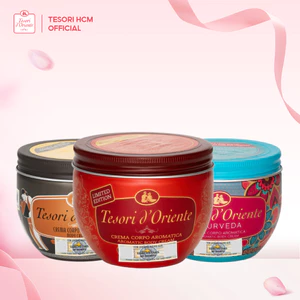 Kem dưỡng thể nước hoa Tesori D’oriente Ý 300g – Da mịn màng, ngát hương, quyến rũ
