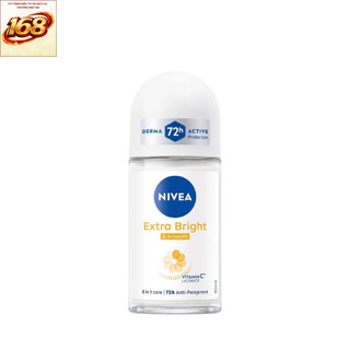 Lăn Ngăn Mùi NIVEA Extra Bright (Sáng Mịn & Se Lỗ Chân Lông) dung tích 50ml_81644