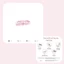 Bìa nailbox 2 mặt bo góc tặng kèm túi bóng kiếng G051, 7x7cm cán màng giấy, chất liệu C300