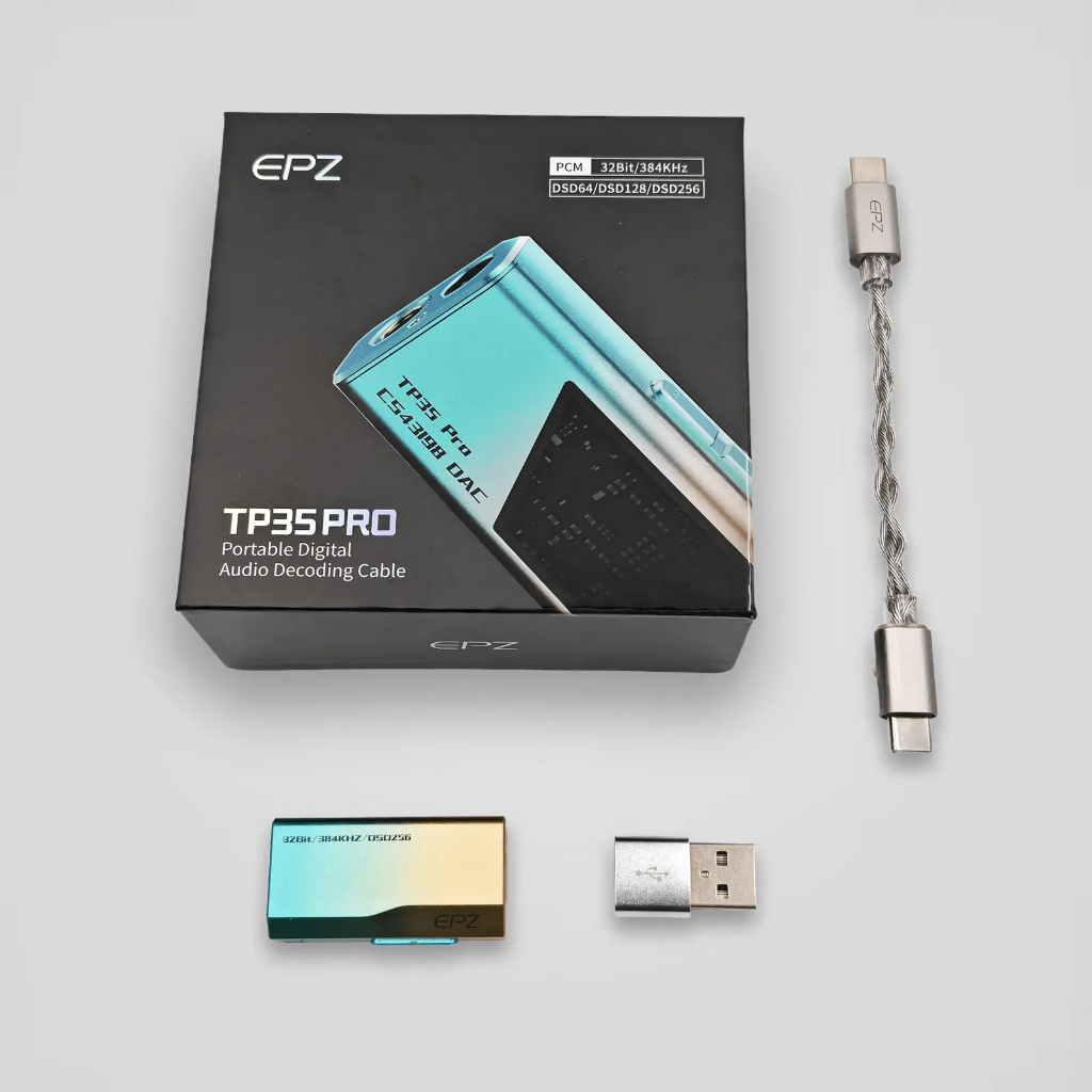 DAC/AMP/Dongle EPZ TP35 Pro cải thiện âm thanh cho điện thoại và máy tính | QMTECH STORE | BigBuy360 - bigbuy360.vn