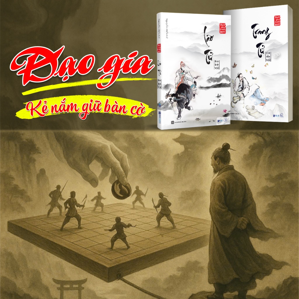 Combo Sách Lão Tử Đạo Đức Kinh Và Trang Tử Nam Hoa Kinh -Nguyễn Hiến Lê-Bách Gia Tranh Minh Bizbooks