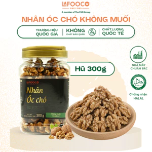 Nhân Óc Chó Mỹ Sấy Không Muối LAFOOCO 300g Unsalted walnuts