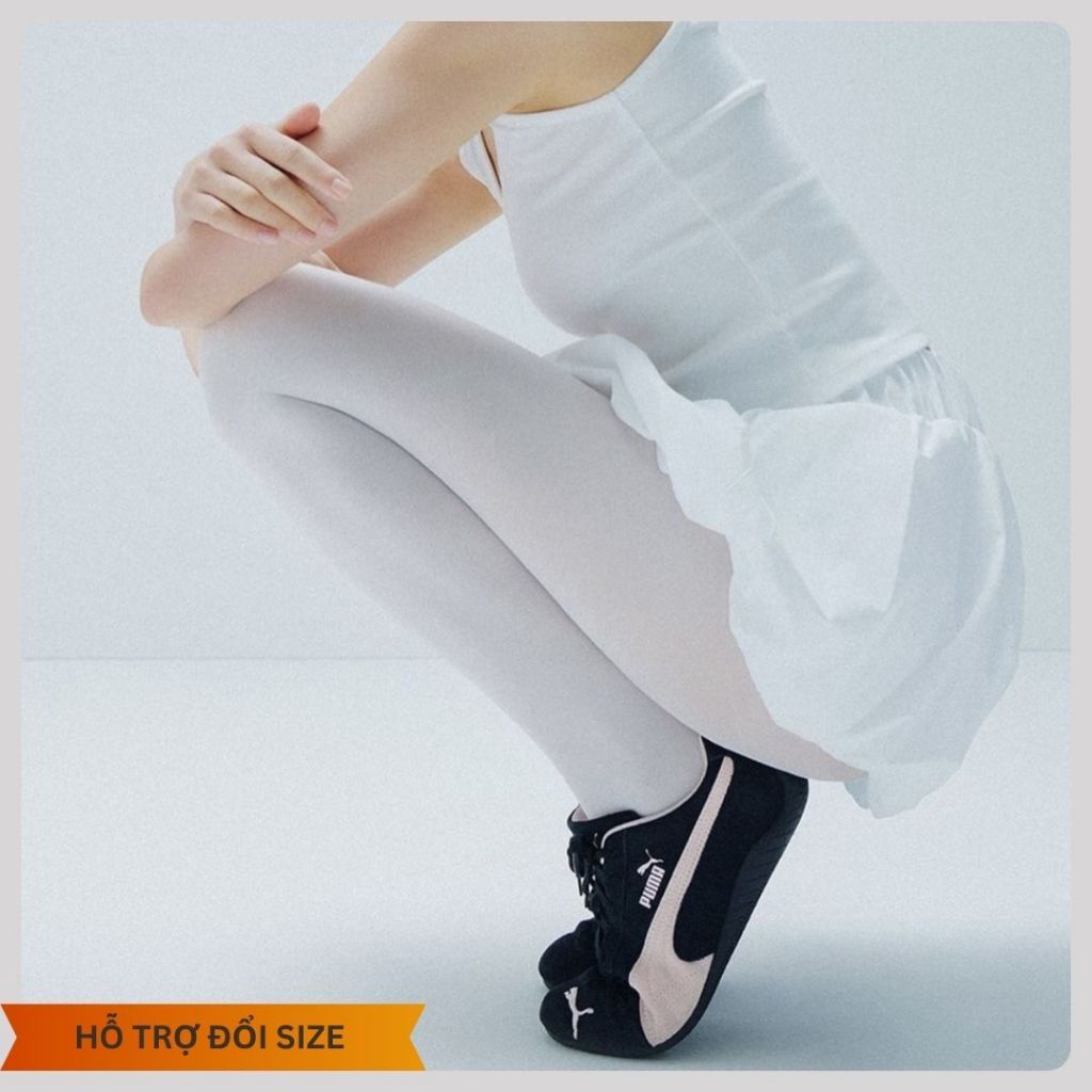 Giày Thể Thao PM Speed Cat, Giày Sneaker PM Speed 2 Màu Đen Hồng Thời Trang Nam Nữ