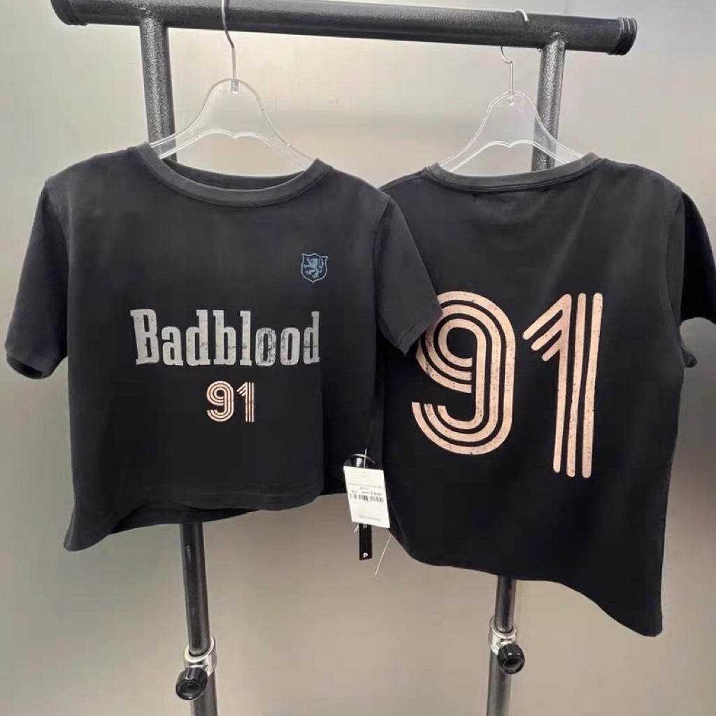 áo 91 dáng croptop badblood