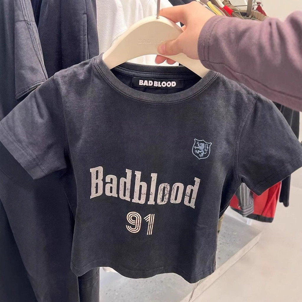 áo 91 dáng croptop badblood