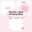 Bìa nailbox 2 mặt bo góc tặng kèm túi bóng kiếng G051, 7x7cm cán màng giấy, chất liệu C300