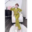 Tay dài quần dài pijama lụa latin trơn , mềm nhẹ mát