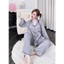 Tay dài quần dài pijama lụa latin trơn , mềm nhẹ mát