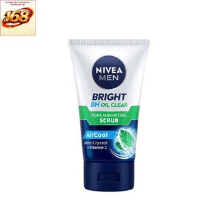 Sữa Rửa Mặt NIVEA MEN Extra Bright Oil Control Mud Scrub (Kiểm Soát Nhờn & Sáng Da Dạng Hạt) trọng lượng 100g_88880