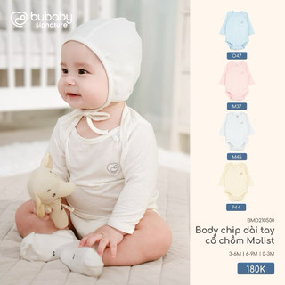 Body chip dài tay cổ chồm bubaby sale 0-3,3-6,6-9m