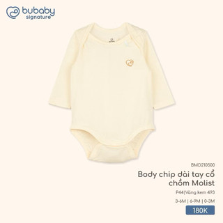 Body chip dài tay cổ chồm bubaby sale 0-3,3-6,6-9m