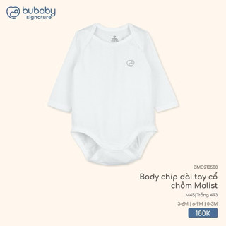 Body chip dài tay cổ chồm bubaby sale 0-3,3-6,6-9m