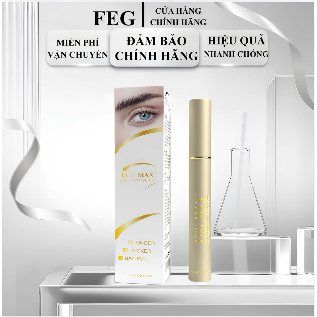 Dưỡng mày mi feg max hỗ trợ dưỡng mi dài đen nháy 6ml