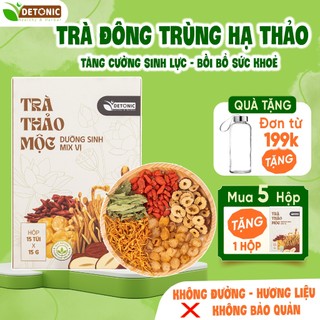 Trà đông trùng hạ thảo DETONIC giúp tăng cường sinh lực sinh lý, giảm mệt mỏi, giúp thư giãn ngủ ngon sâu giấc