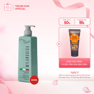 Bộ Dầu Gội Xả Giảm Gàu sạch ngứa da đầu Milanogica  355ml/725ml