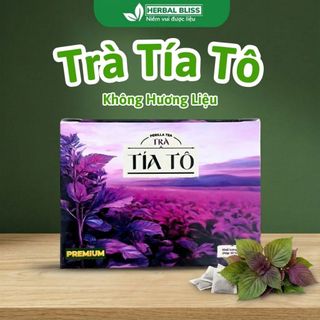 Trà Tía Tô AMMU Túi Lọc Thảo Mộc Tự Nhiên Hương Dịu Nhẹ Dễ Uống Hộp 20 Túi