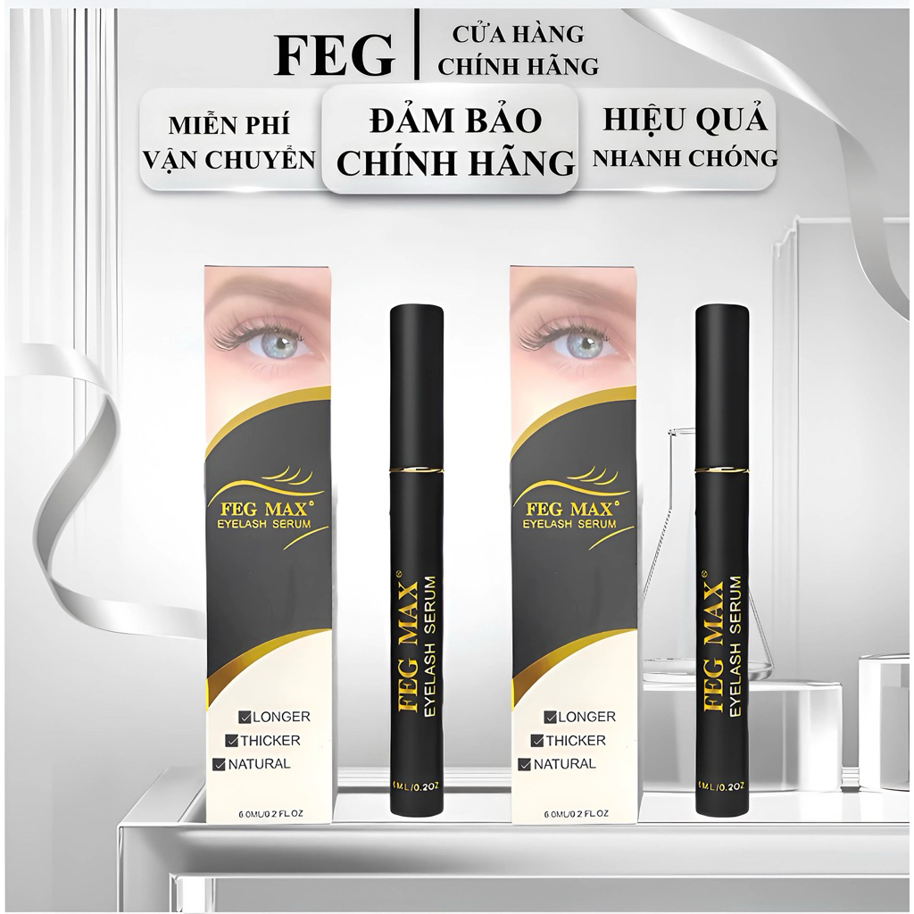 ( SỈ ) COMBO 3 cây dưỡng mi feg max 6ml