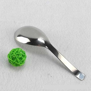 Thìa ăn phở, muỗng ăn cơm, inox không gỉ, cán dày sáng bóng, cầm chắc tay dài 16.5cm